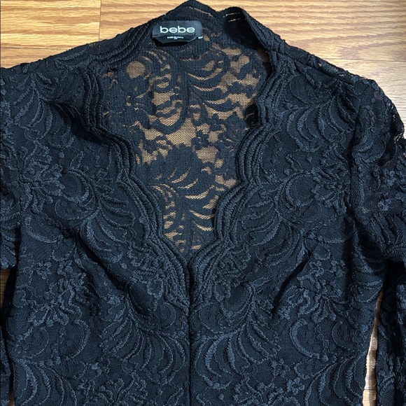 Bebe Midnight Lace Bodysuit - Picture 4 of 4